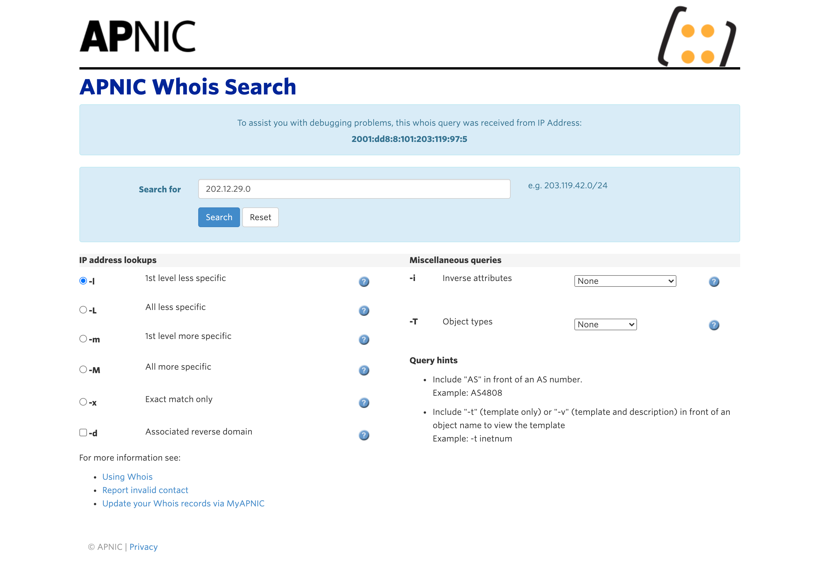 WHOIS Search