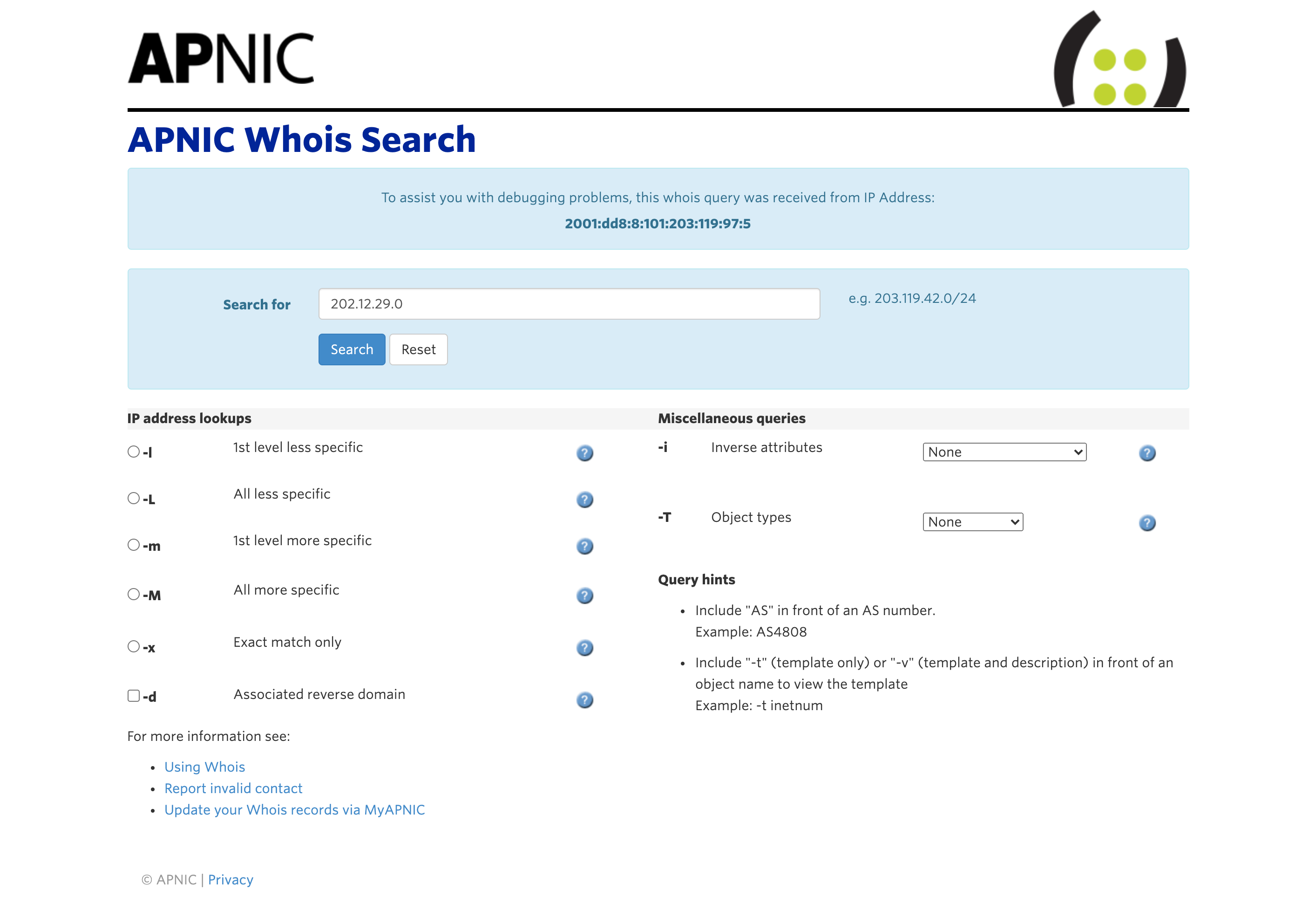 How to Get Domain and IP Address Information Using WHOIS Command