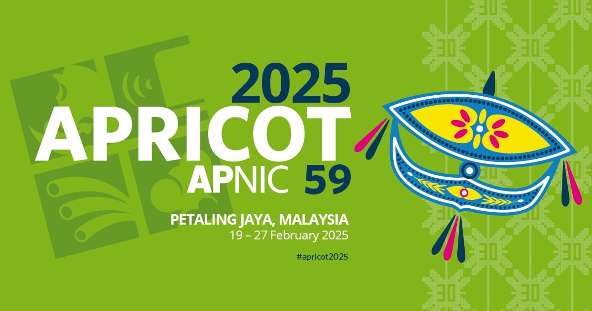 Banner image for Join us online for APRICOT 2025 article.